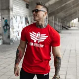 Ultrasoft póló Iron Aesthetics, piros · záber 1