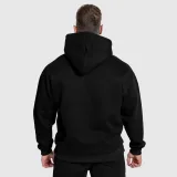 Oversized pulcsi Iron Aesthetics ASTHX, fekete · záber 3