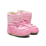 Junior magas téli cipők MOON BOOT MB CRIB NYLON JR-J004 LIGHT PINK · záber 2