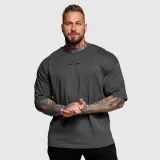 Oversize póló Iron Aesthetics Major, szürke · záber 3