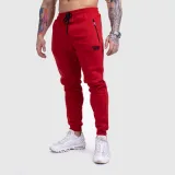 Jogger melegítőnadrág Iron Aesthetics Round, piros · záber 4