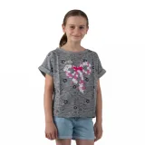 Lány póló rövid ujjú AUTHORITY KIDS EIMMY G I_DS grey · záber 2