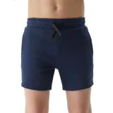 Fiú melegítőnadrág rövidnadrág 4F JUNIOR SHORTS CAS-JWSS24TSHOM272-31S-NAVY - Pohlavie: Gyerek · záber 1