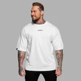 Oversize póló Iron Aesthetics Major, fehér · záber 1
