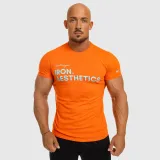 Férfi fitness póló Iron Aesthetics Be Stronger, narancssárga · záber 2