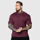 Oversized póló Iron Aesthetics 3D, bordó · záber 3