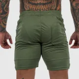 Sportos short Iron Aesthetics Lightning, zöld · záber 3