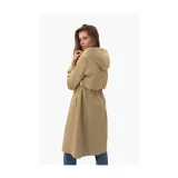 Női kabát VOLCANO BJORK-102-BEIGE · záber 4