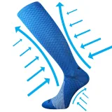Futó kompressziós térdzoknik VOXX 1 PACK-Lithe-blue · záber 2