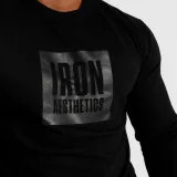 Pulóver kapucni nélkül Iron Aesthetics Boxed, fekete · záber 6
