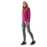 Lány leggings 4F JUNIOR TIGHTS-JAW23TTIGF093-23M-DARK GREY MELANGE · záber 2