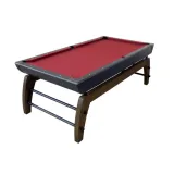 Montego biliárdasztal, pool, 7' méret., fekete-ezüst, fedőlap nélkül · záber 1