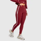 Női leggings Iron Aesthetics Define, bordó · záber 2