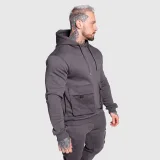 Kapucnis pulóver Iron Aesthetics Cargo Hoodie, sötétszürke · záber 3