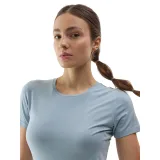 Női rövid ujjú póló 4F TSHIRT-WSS24TTSHF1267-34S-LIGHT BLUE · záber 4