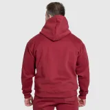 Oversized pulcsi Iron Aesthetics ASTHX, bordó · záber 3