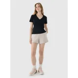 Női sortok 4F SHORTS CAS F540-83S-BEIGE · záber 3