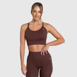 Női sportmelltartó Iron Aesthetics Ultimate, barna · záber 1