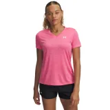 Női rövid ujjú edzőpóló UNDER ARMOUR Tech SSV- Twist-PNK · záber 4