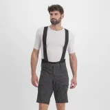 Férfi kerékpáros nadrág SPORTFUL Sky rider giara overshort, black · záber 2