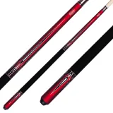 Pool dákó, Cuetec Cobra C-3, piros, 3/8x14 · záber 1