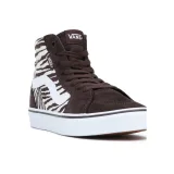 Női szabadidőcipők VANS WM Filmore HI Satin Tiger brown white · záber 2