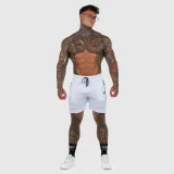 Sportos short Iron Aesthetics Lightning, fehér · záber 4