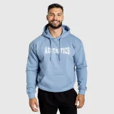 Férfi kapucnis pulóver Iron Aesthetics Frontline, kék · záber 1