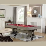 POOL BILLIÁRDASZTAL NIR BOSTON 8′ SZÜRKE TÖLGY (JUHAR) KIVITEL FEDLAP NÉLKÜL · záber 1