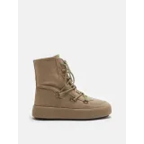 Férfi magas téli cipők MOON BOOT MTRACK LACE SUEDE, 002 sand · záber 2