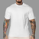 Oversized póló Iron Aesthetics 3D, fehér · záber 1