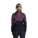 Női túrázó Softshell dzseki NORTHFINDER JANELL-810wineblack · záber 3
