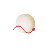Dynamic pool trükkös fehér golyó, BE2, 57,2 mm · záber 1