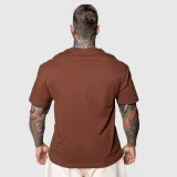 Oversized póló Iron Aesthetics 3D, barna · záber 4