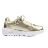 Lány szabadidőcipő SKECHERS Uno Lite Chrome Steps gold · záber 2