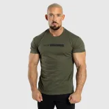 Férfi fitness póló Iron Aesthetics Gym, katonazöld · záber 1