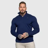 Kötött pulóver cipzárral Iron Aesthetics Tomas, navy · záber 2