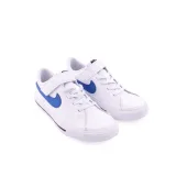 Fiú utcai cipők NIKE Court Legacy white black game royal · záber 5