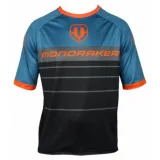 Férfi rövidujjú kerékpáros mez MONDRAKER Enduro Trail Jersey short, black petroleum orange · záber 1