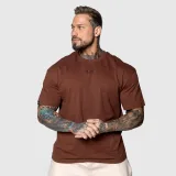 Oversized póló Iron Aesthetics 3D, barna · záber 3