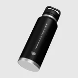 Rozsdamentes acél kulacs Iron Aesthetics TwinCap 800 ml, fekete · záber 2
