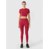 Női leggings 4F TIGHTS FNK F389-RAW24TFTIF389-60S-BURGUNDY · záber 3