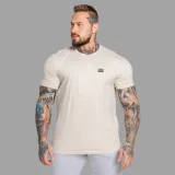 Férfi póló Iron Aesthetics Blackout, sand · záber 2