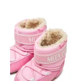 Junior magas téli cipők MOON BOOT MB CRIB NYLON JR-J004 LIGHT PINK · záber 4