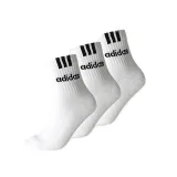 Zoknik ADIDAS 3 PACK-CUSH HALF CRW C 3S LIN-WHITE WHITE WHITE · záber 2