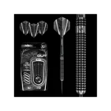 Dart szett Winmau steel BLACKOUT 90% wolfram 24g gravírozott · záber 8