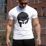 Ultrasoft póló Iron Aesthetics Skull, fehér · záber 4