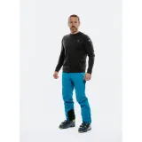 Férfi túrázó póló hosszú ujjú EVERETT TEECO Warm II grey melange · záber 3