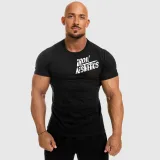 Férfi fitness póló Iron Aesthetics Splash, fekete · záber 4
