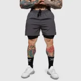 Funkcionális short Iron Aesthetics SweatPro 2in1, sötétszürke · záber 2